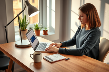 A person checking their available credit on a smartphone.