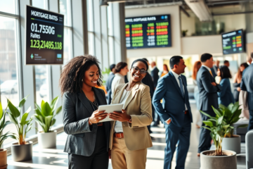 An image showcasing low mortgage rates and savings opportunities.