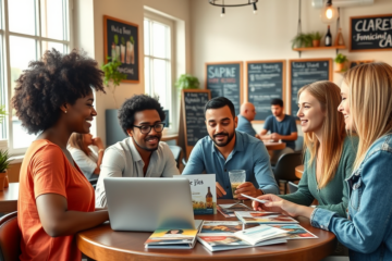 A person checking an unexpected offer on their smartphone with a surprised expression.