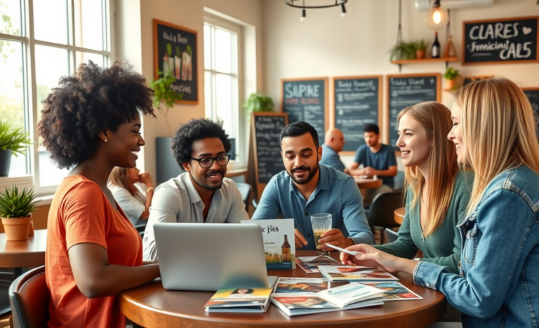 A person checking an unexpected offer on their smartphone with a surprised expression.