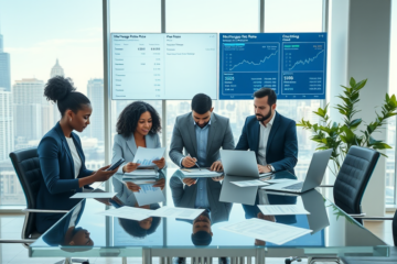 A visual guide to comparing mortgage rates for better financial decisions.