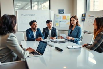 A candidate participating in a job simulation exercise, showcasing their skills and engagement in a realistic work situation.