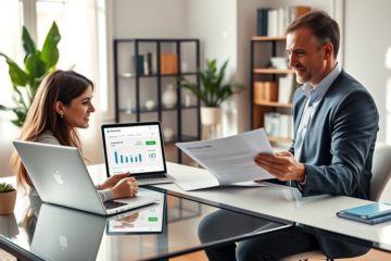 A graphic illustrating the digital pre-approval process for loans.