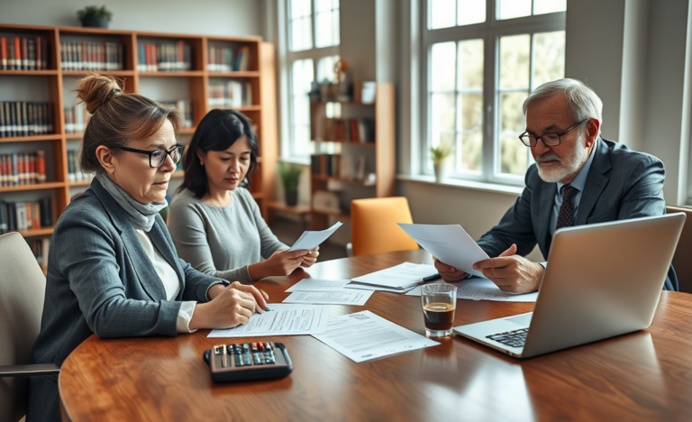 Illustration of common mistakes made when asking for a loan and solutions to avoid them.