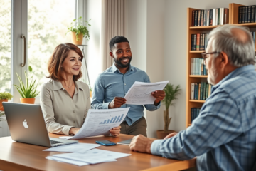 A person reviewing loan documents with tips for a smooth loan process.