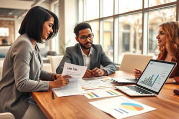 Infographic illustrating steps to making a smart loan decision.