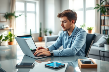 An illustration of the digital loan process highlighting convenience and speed of access to funds.