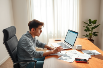 An image depicting online loans as a financial solution for emergencies.