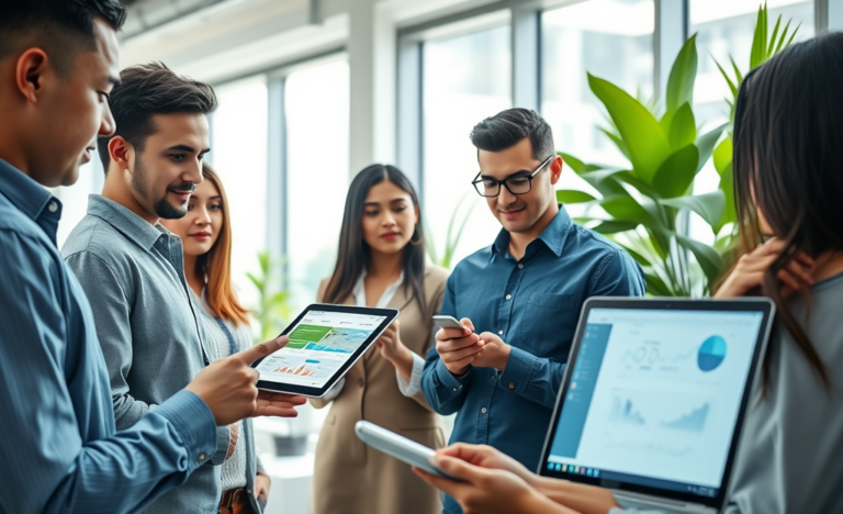 An image depicting the latest trends in digital credit and financial technology.